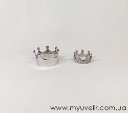 Обручальные кольца из золота короны